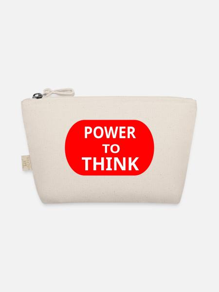 power_to_think - Bio-Täschchen - Natur