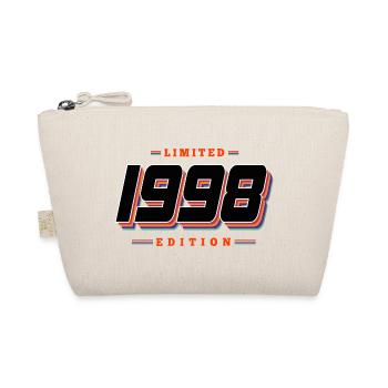28. Geburtstag Limited Edition Jahrgang 1998 - Bio-Täschchen - Natur - Vorne