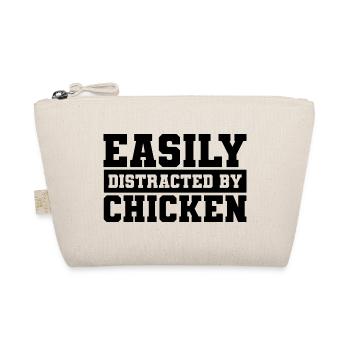 Huhn Spruch Humor - Bio-Täschchen - Natur - Vorne