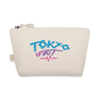 Tokio Spirit Neon-Graffiti - Bio-Täschchen - Natur - Vorne