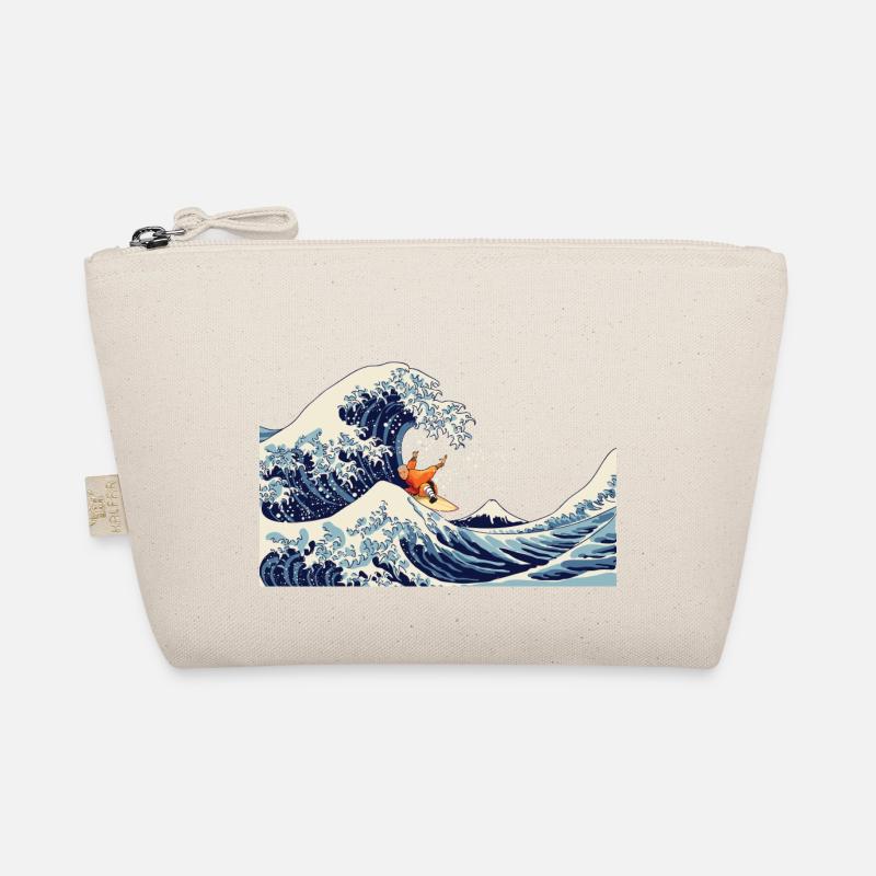 Surfing the great wave Organic Pouch