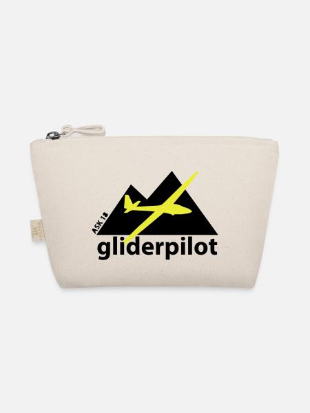 soaring-tv: gliderpilot - Bio-Täschchen - Natur - Vorne