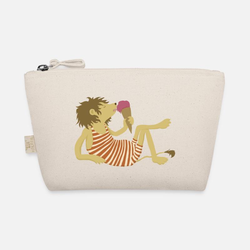 Löwe ißt Eis Bio-Täschchen