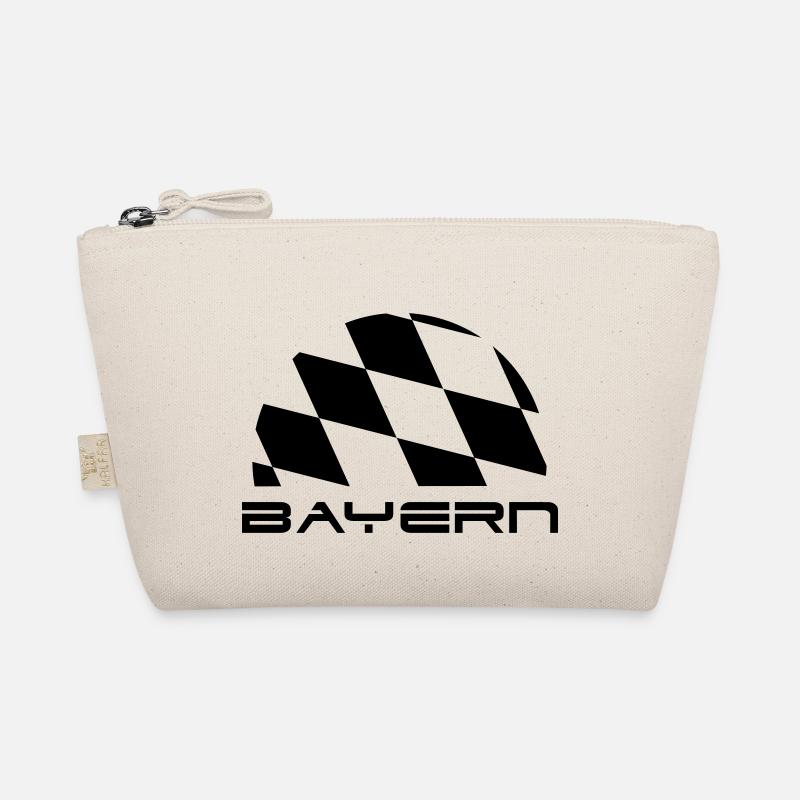 Bayern Flagge Schrift Bio-Täschchen