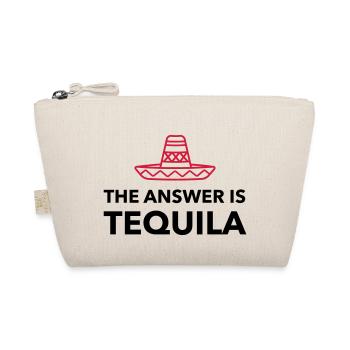 Die Antwort ist Tequila - Bio-Täschchen - Natur - Vorne