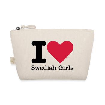 I Love Swedish Girls - Trousse biologique - nature - Devant