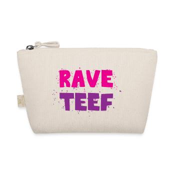 Rave teef - Organic Pouch - nature - Front