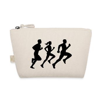 runner group Läufer Gruppe Team - Bio-Täschchen - Natur - Vorne