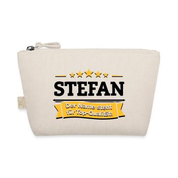 Stefan – Der Name steht für Top-Qualität! - Bio-Täschchen - Natur - Vorne