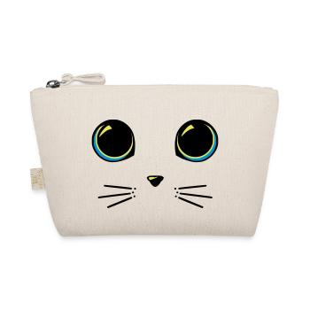 Cat eyes - Organic Pouch - nature - Front