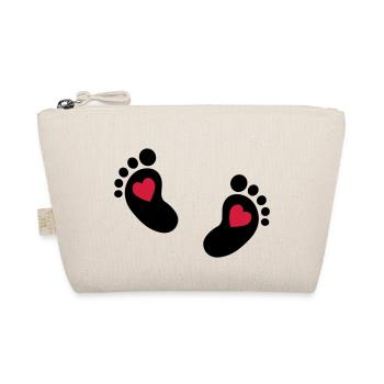 Bébé pieds - Trousse biologique - nature - Devant