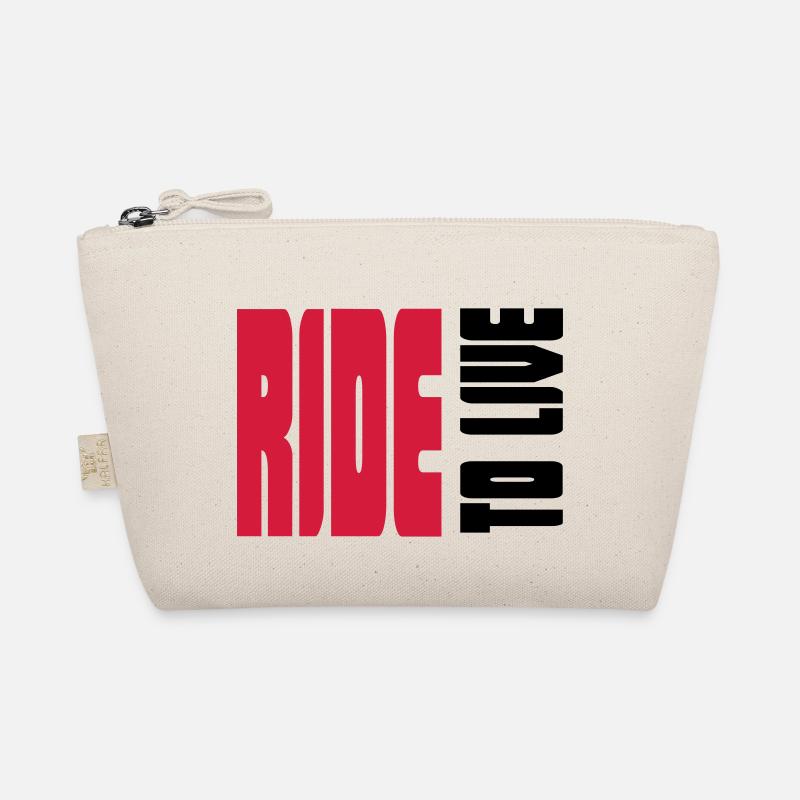 Cool sayings for real bikers Organic Pouch