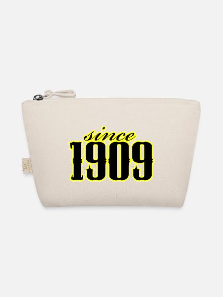 since 1909 (black) - Bio-Täschchen - Natur - Vorne