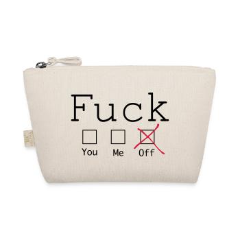 Fuck off 2c - Bio-Täschchen - Natur - Vorne
