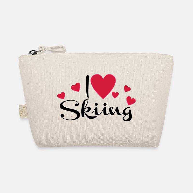 Ski - Bio-Täschchen - Natur