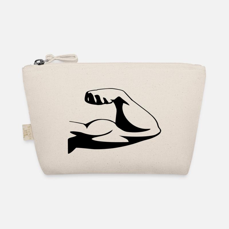 Muscle biceps upper arm Organic Pouch