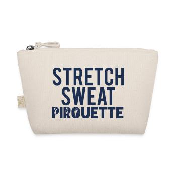 Ballett Geschenk Stretch - Sweat - Pirouette - Bio-Täschchen - Natur - Vorne