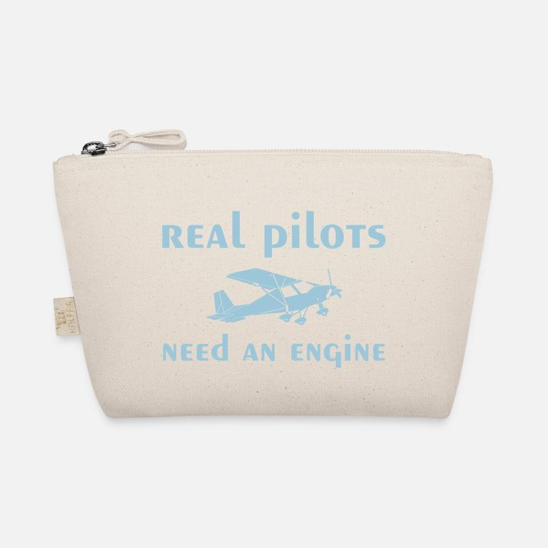 Pilot C42 Motorflugzeug Ultraleichtflugzeug - Bio-Täschchen - Natur