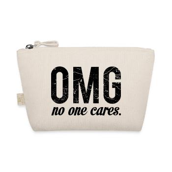 OMG no one cares - Bio-Täschchen - Natur - Vorne