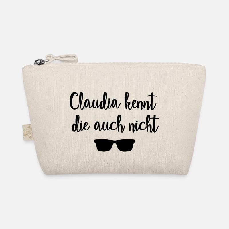 Claudia doesn't know them either - Shirt Organic Pouch