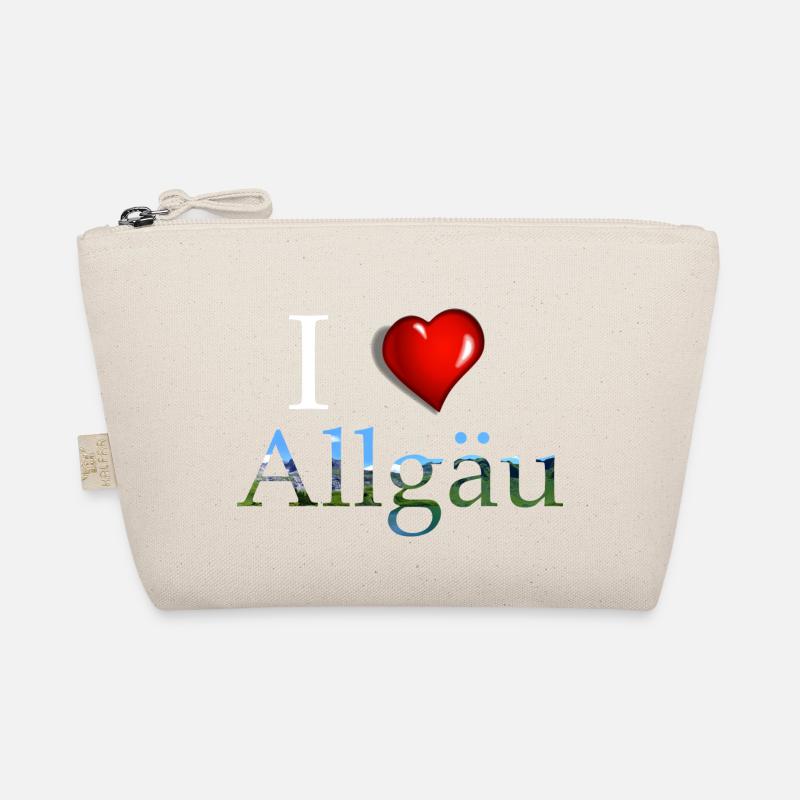 i love allgaeu, Allgäu, Ich liebe das Allgäu - Bio-Täschchen - Natur