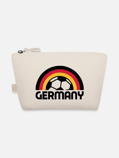 german rainbow soccer - Bio-Täschchen - Natur - Vorne
