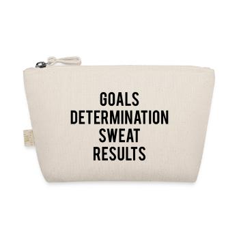 Goals Determination Sweat Results - Organic Pouch - nature - Front