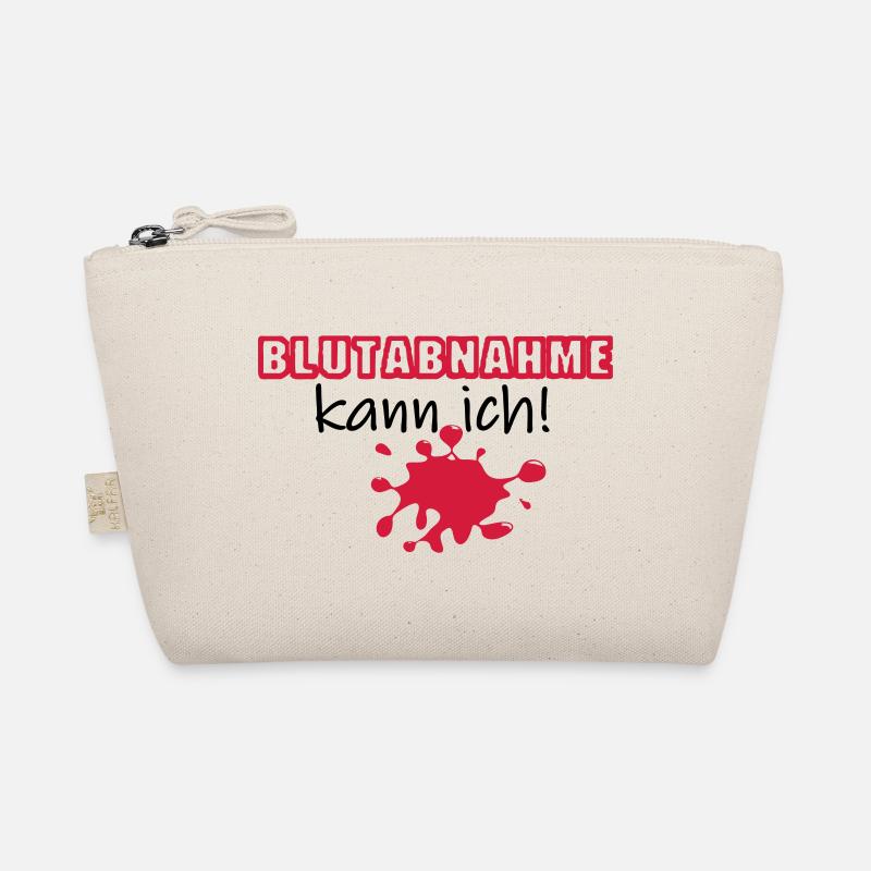 Blutabnahme Medizin Blut Beruf Geschenk Spruch - Bio-Täschchen - Natur