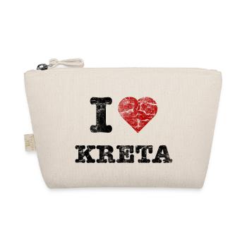 i_love_kreta_vintage - Organic Pouch - nature - Front