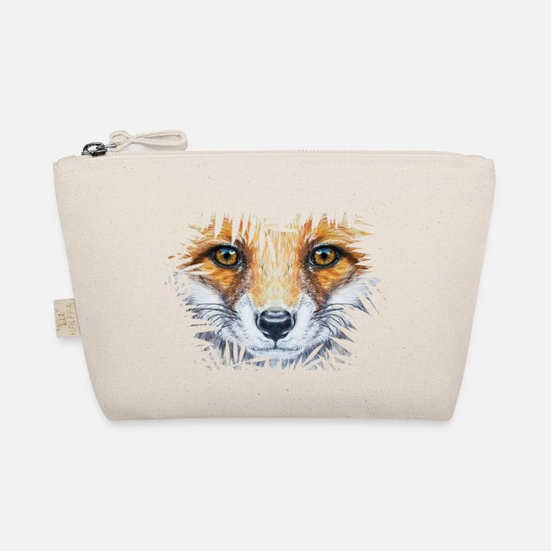 Kleiner Fuchs im Busch | Yolo-Artwork - Bio-Täschchen - Natur