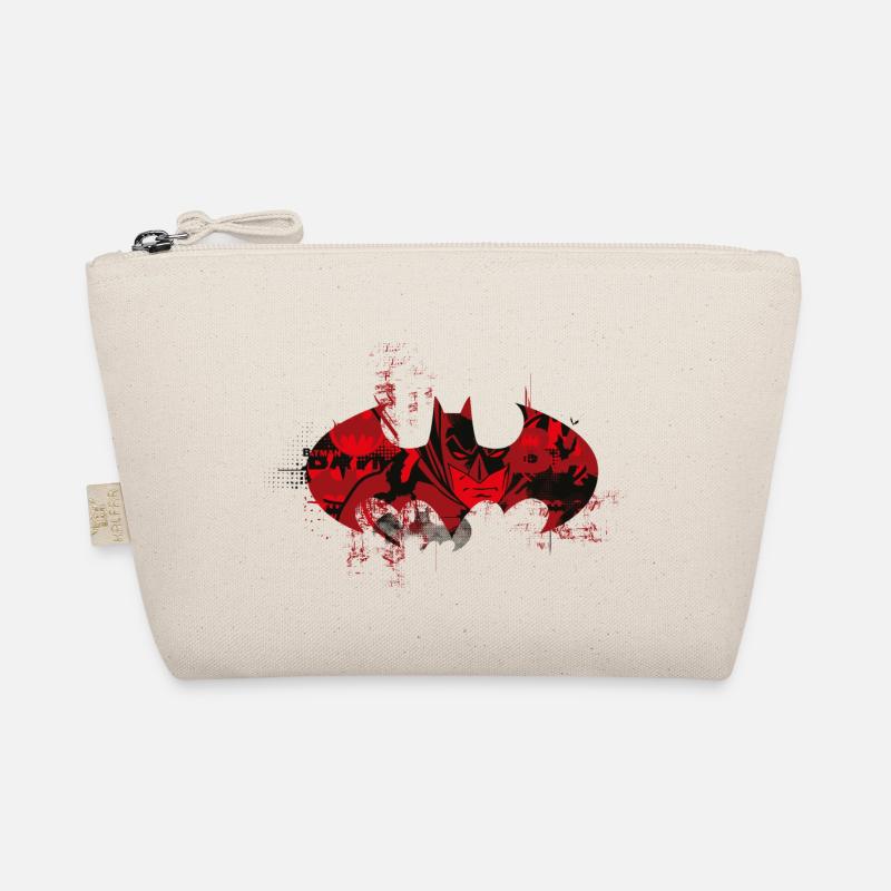 Batman Logo Rot Bio-Täschchen