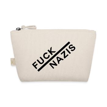 FUCK NAZIS - Bio-Täschchen - Natur - Vorne