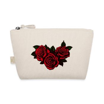 Three roses - Organic Pouch - nature - Front