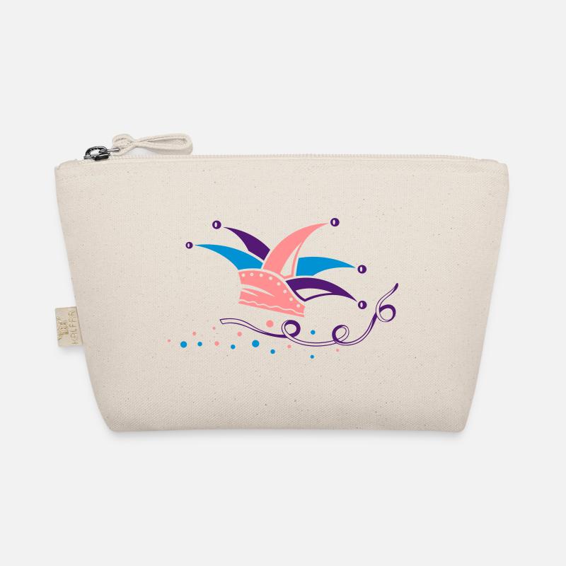 Carnival, jester cap, streamers Organic Pouch