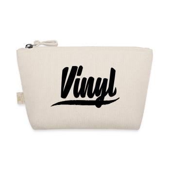 vinyle plat dj deejay musique fête autocollant patch - Trousse biologique - nature - Devant