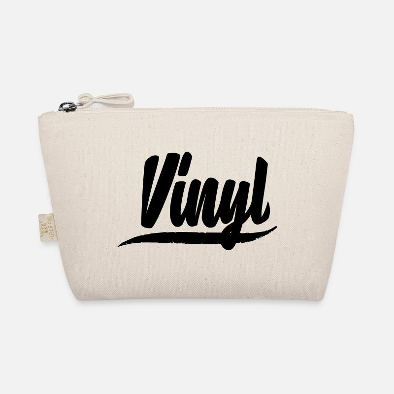 vinyl plate dj deejay music party sticker patch Organic Pouch