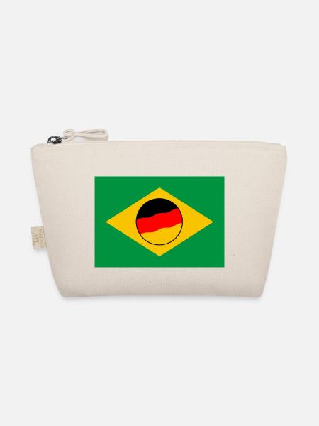 Deutschland Brasilien - Bio-Täschchen - Natur