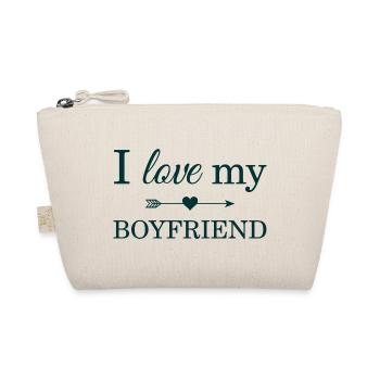 I Love My Boyfriend - Organic Pouch - nature - Front
