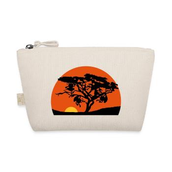 Singe du coucher du soleil de l'Afrique arbre - Trousse biologique - nature - Devant