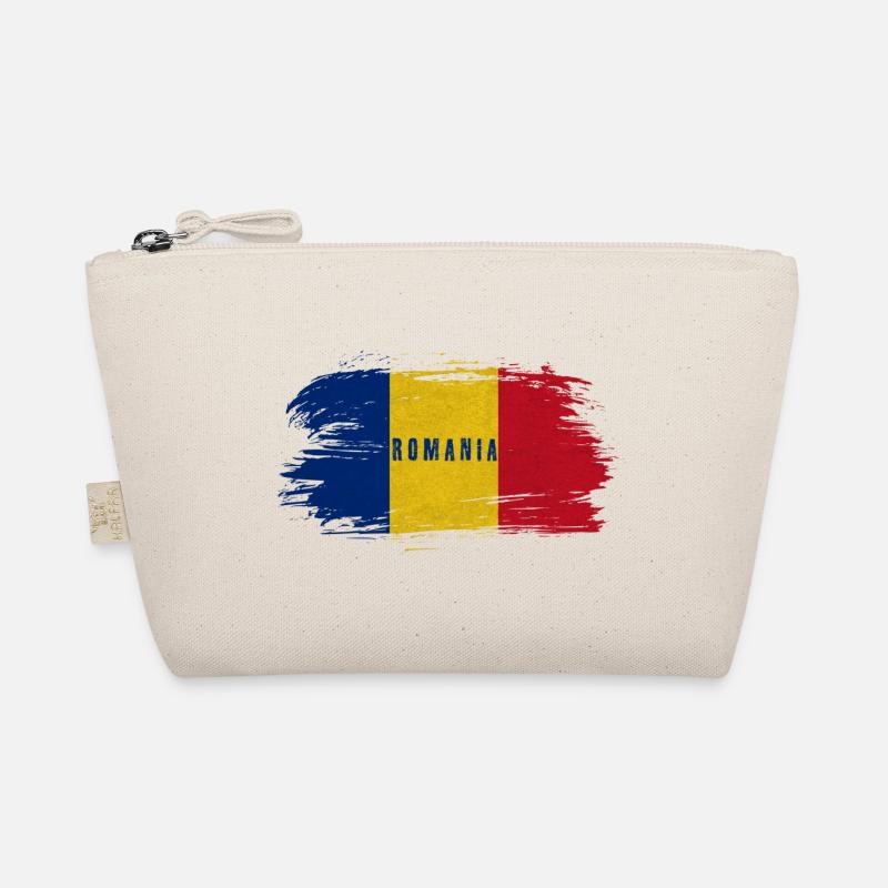 Rumänien Vintage Flagge / Geschenk Bukarest Cluj Bio-Täschchen