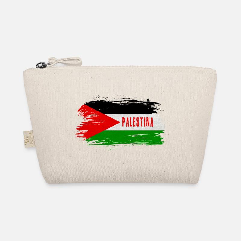 Palästina Flagge / Geschenk - Bio-Täschchen - Natur