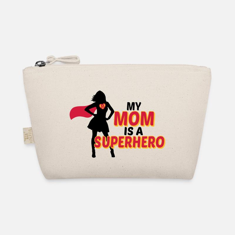 My mom is a Superhero-Meine Mama ist ein Superheld Bio-Täschchen