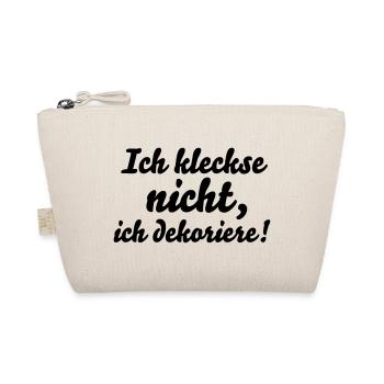 baby humor spruch - Bio-Täschchen - Natur - Vorne
