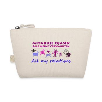 tous mes parents animaux indiens - Trousse biologique - nature - Devant