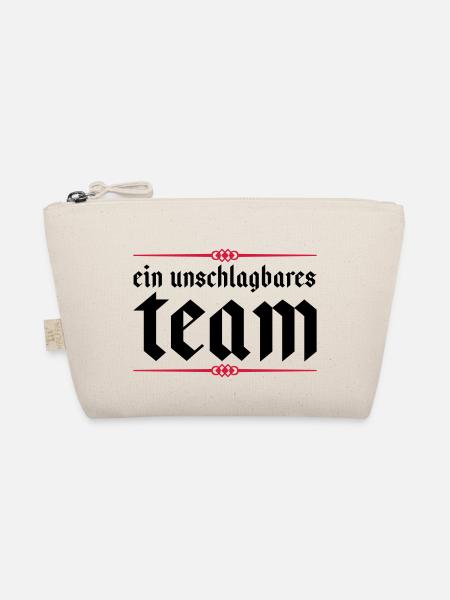 team unschlagbares - Bio-Täschchen - Natur - Vorne