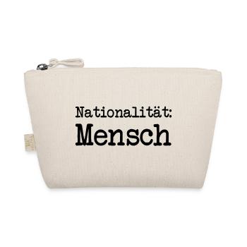 Anti Nazi Spruch - Bio-Täschchen - Natur - Vorne