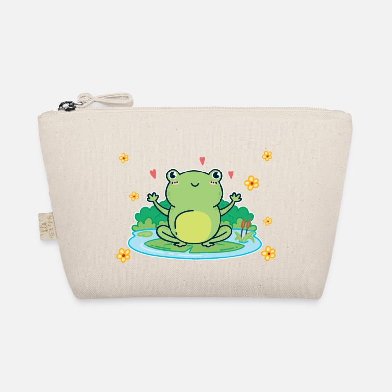 Frosch - Bio-Täschchen - Natur