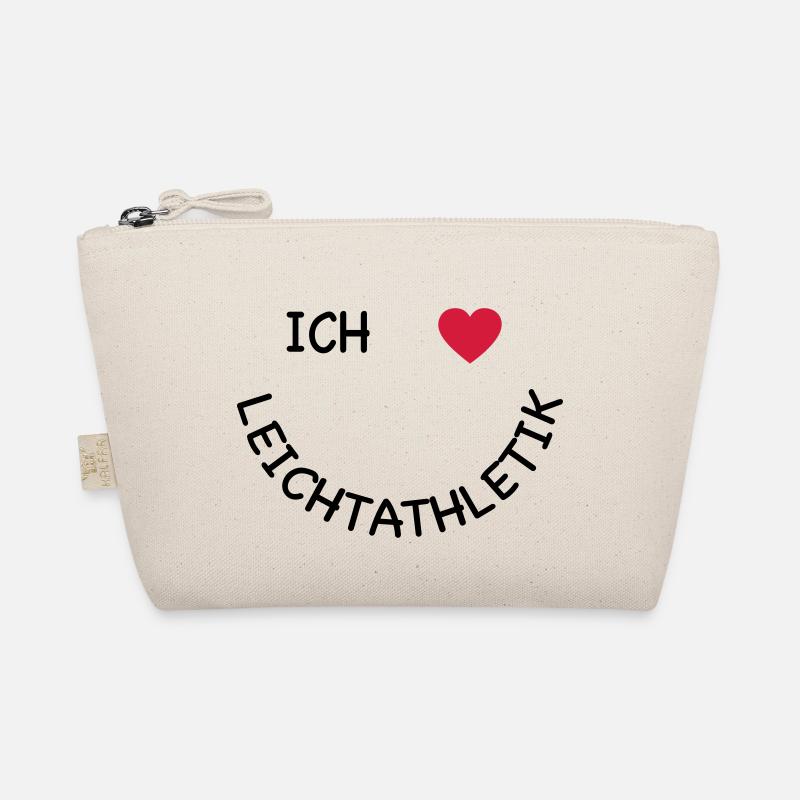 Ich liebe Leichtathletik Bio-Täschchen