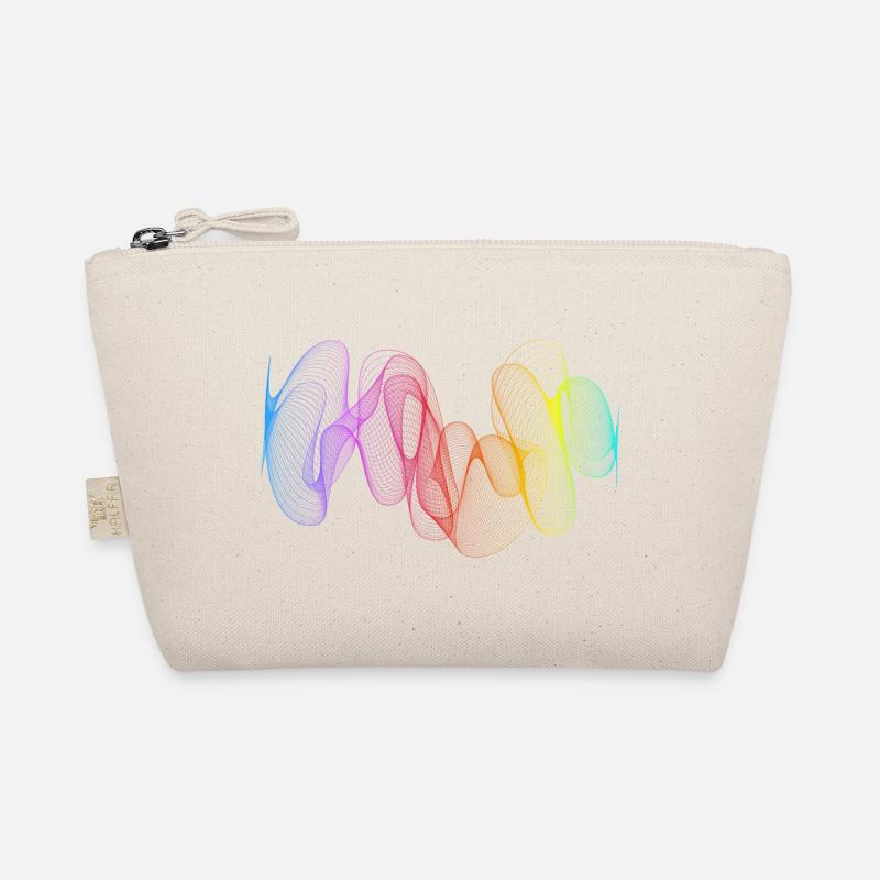 Abstract Lines Design 02 Organic Pouch