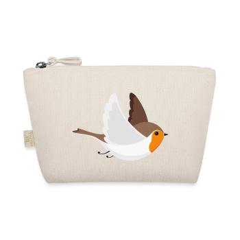 Vogel fliegen Rotkehlchen - Bio-Täschchen - Natur - Vorne